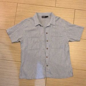 Patagonia Organic Cotton SS button up Womens: M